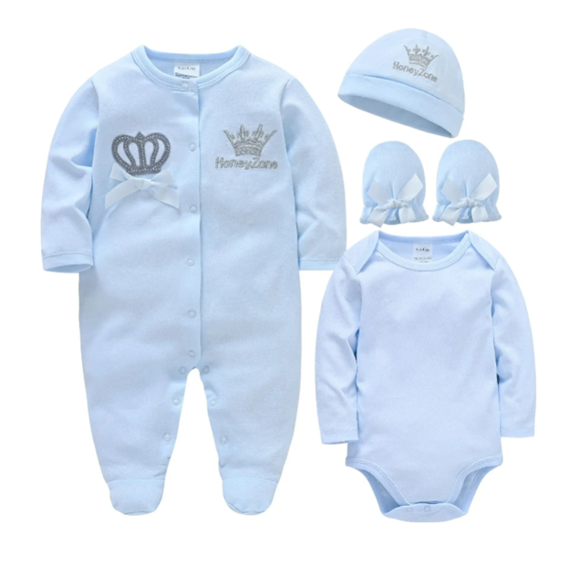 SoftTouch™ Cotton Onesie – 100% Natural Comfort for Newborns