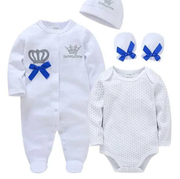 SoftTouch™ Cotton Onesie – 100% Natural Comfort for Newborns