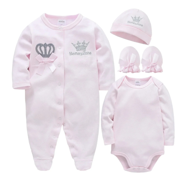 SoftTouch™ Cotton Onesie – 100% Natural Comfort for Newborns